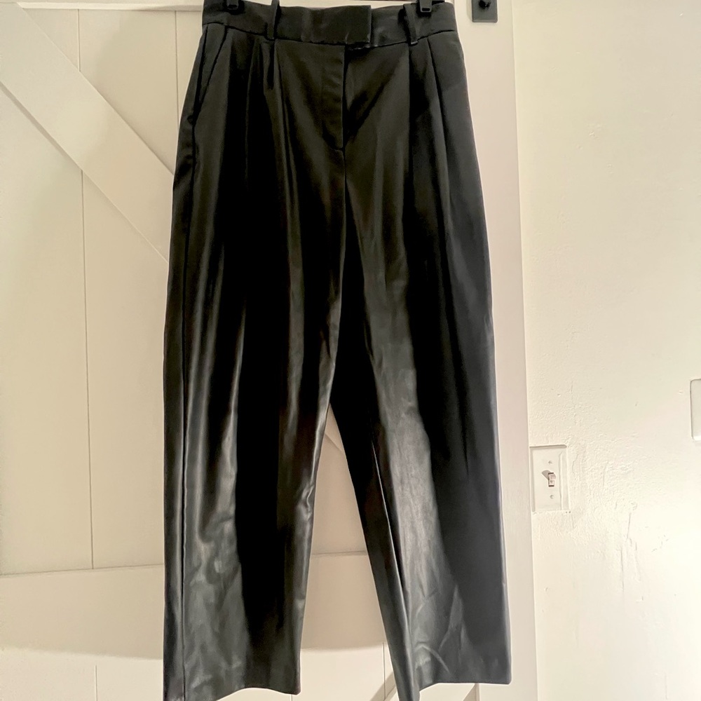 Hm ankle length leather pants